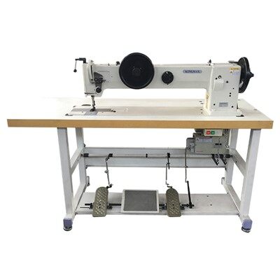 1&2 nál 30 tommu langur armur þrefaldur fóðrun og gangfótur Þungur og extra þungur læstur saumavél