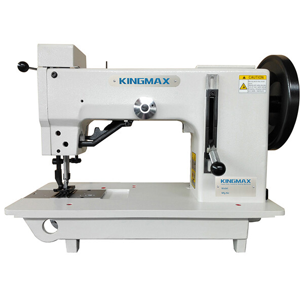 बड़े बैरल शटल हुक के साथ 1-सुई बॉटम फीड ज़िगज़ैग सिलाई मशीन