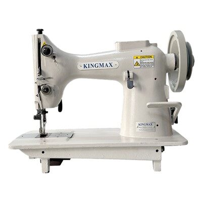 1-nåls topp- och bottenmatning Heavy Duty och Extra Heavy Duty Locksitch symaskin med tjock tråd