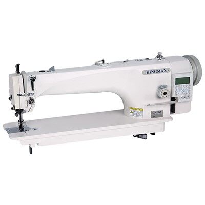 Direct-driven 1-needle 18 Inch Long Arm Compound Feed and Walking Foot with Auto Thread Trimmer Lockstitch Sewing Machine