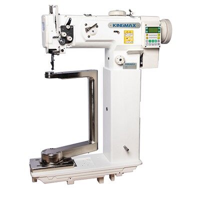 डायरेक्ट-सूटकेस के लिए संचालित 360 डिग्री रोटेशन पोस्ट बेड सिलाई मशीनें