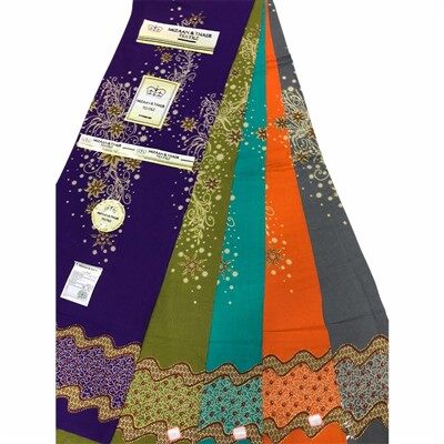 Gemustertes Viskose -Stoff