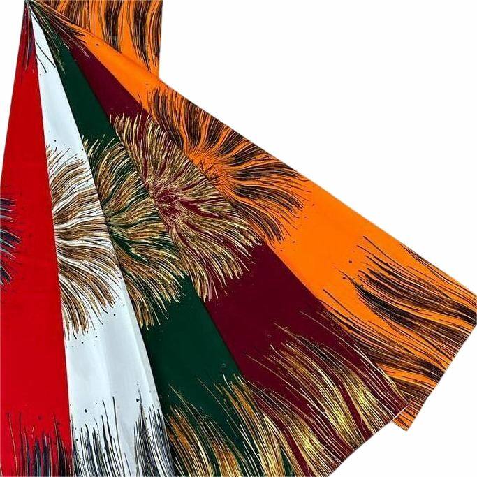 Tela de impresión de leopardo viscosa