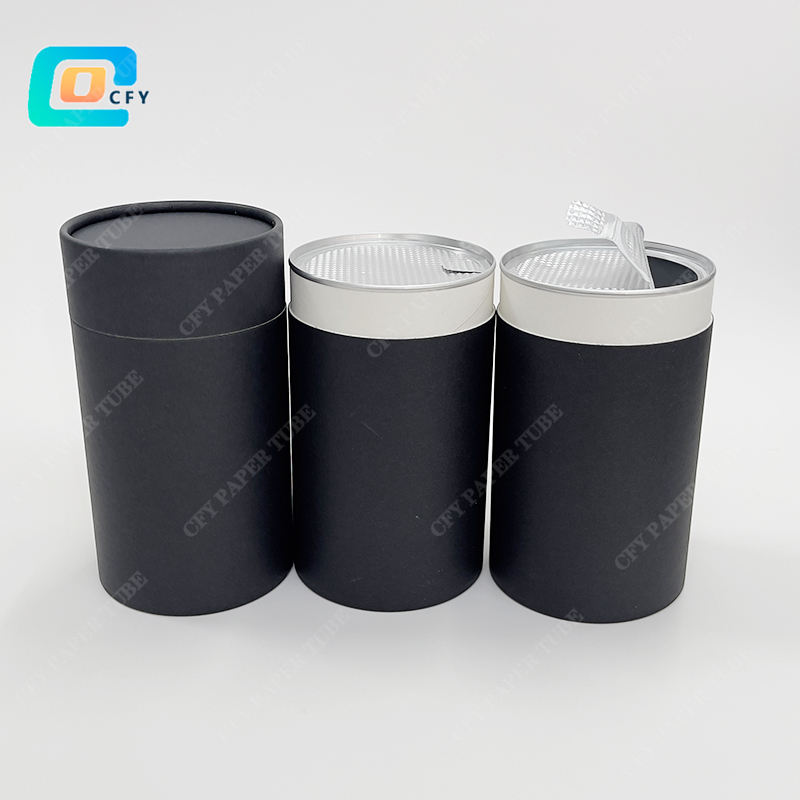Custom Food Grade Paper Tube With Easy-Tear Cap suppliers
