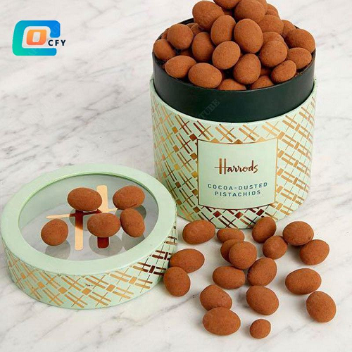 Kraft Paper Tube With Window For Chocolate high quality