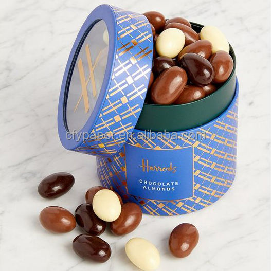 Kraft Paper Tube With Window For Chocolate
