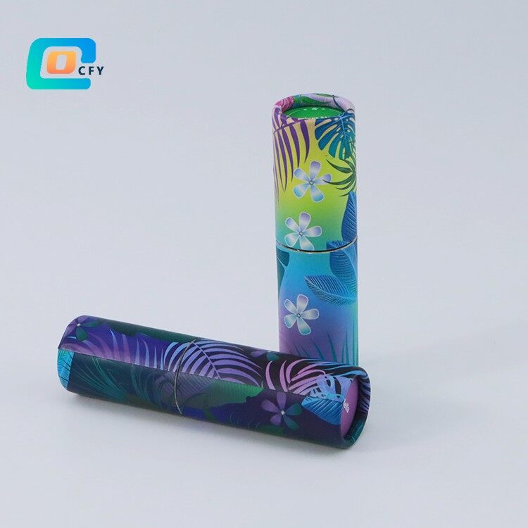 custom paper lip gloss tube