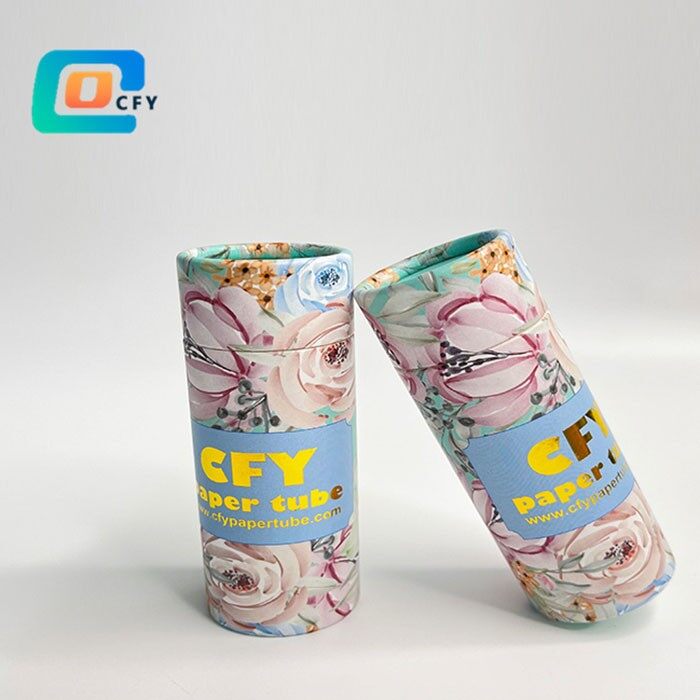 Hot Stamping Paper Tube Packaging