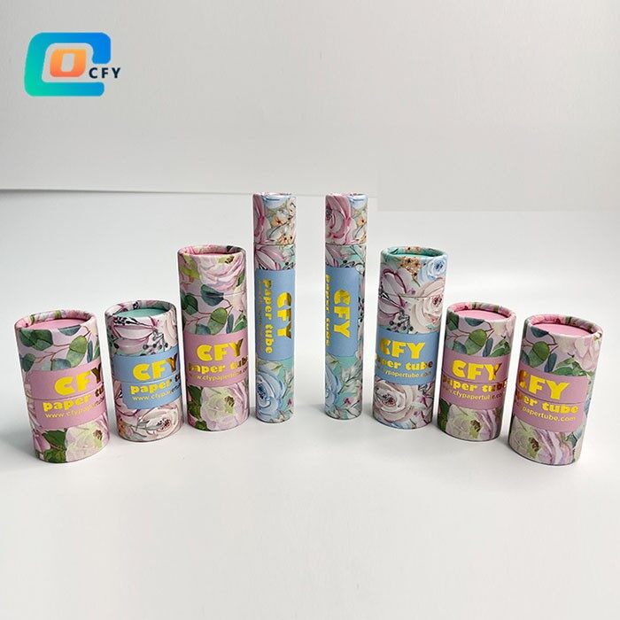 Hot Stamping Paper Tube Packaging