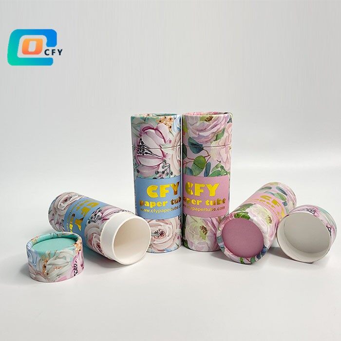 Hot Stamping Paper Tube Packaging