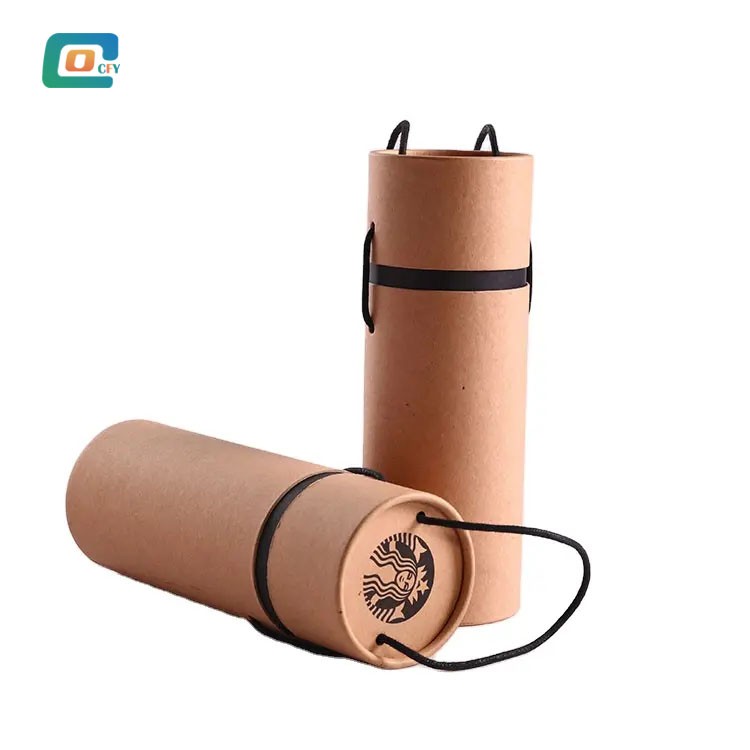 Kraft Tube With Strap