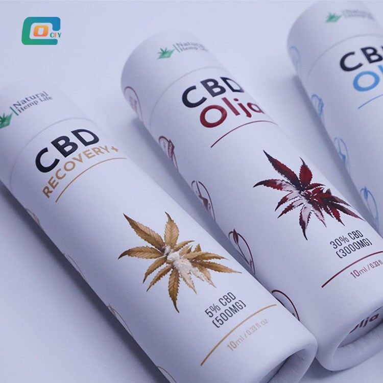cbd oil hemp tube container
