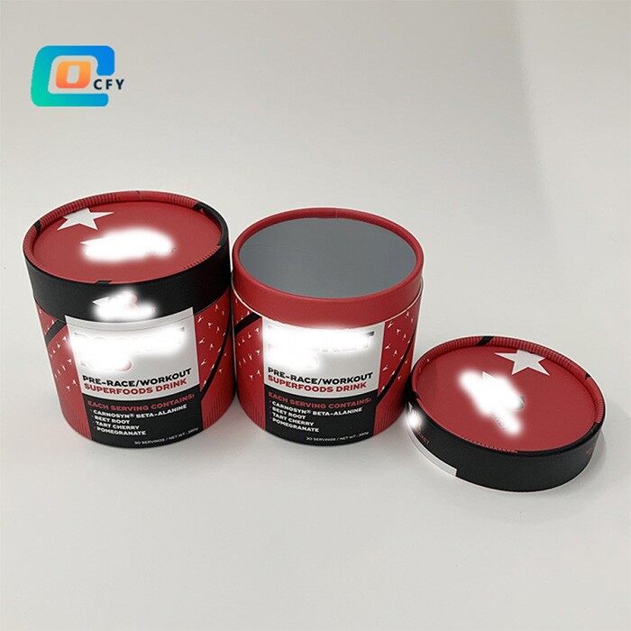 Metal Lid Food Paper Can