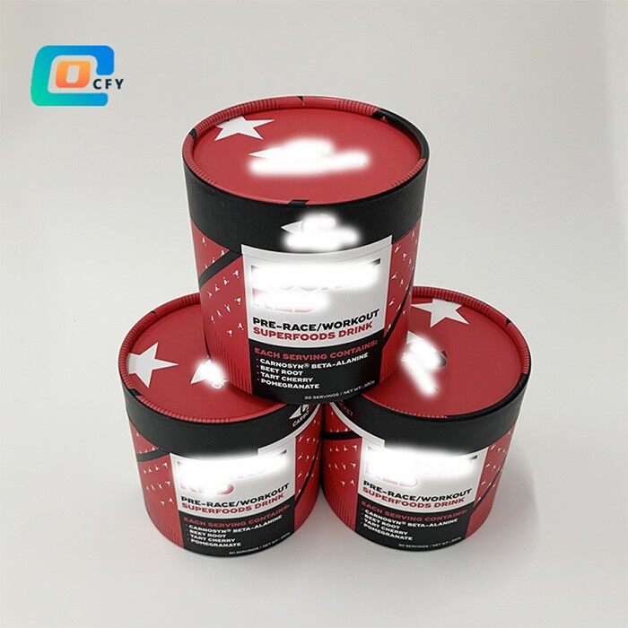 Metal Lid Food Paper Can