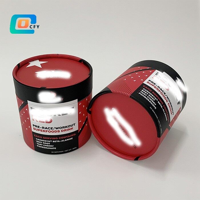 Metal Lid Food Paper Can