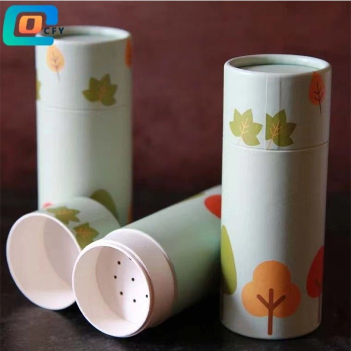 makeup powder sifter top paper can