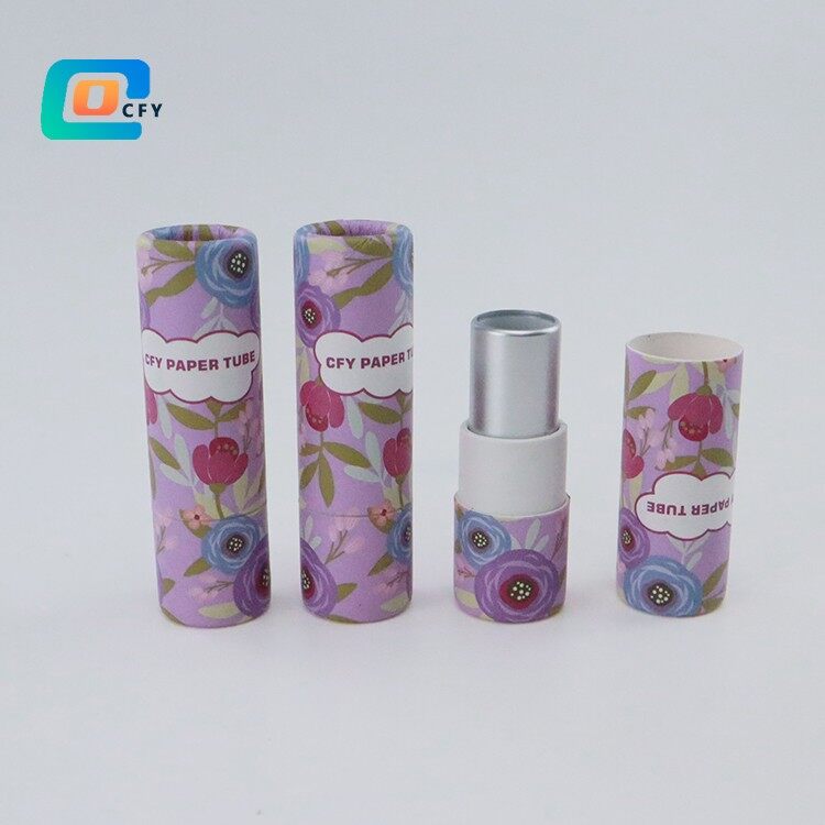 paper lip balm tubes