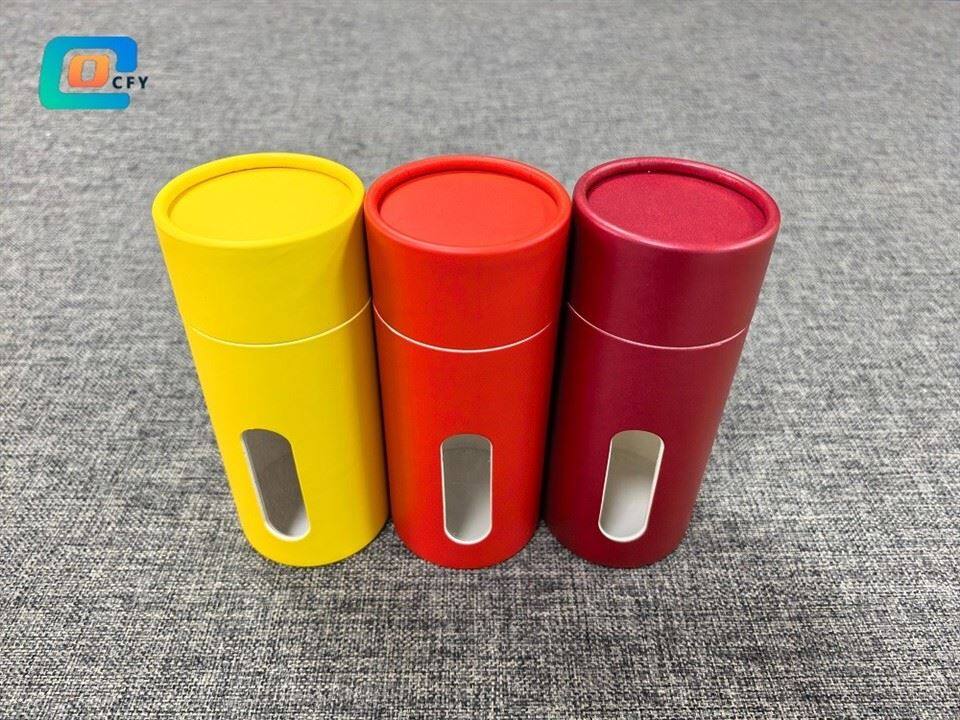 Paper Tube With Clear Window