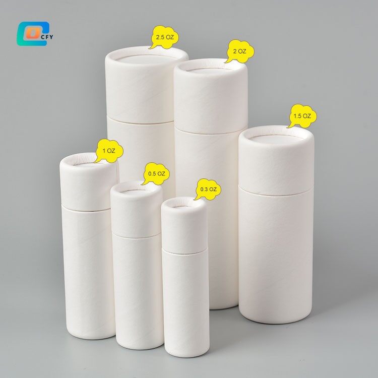 paperboard deodorant tube container
