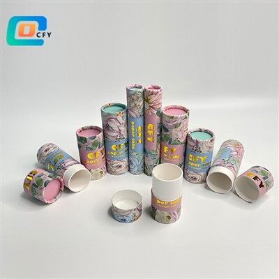 Hot Stamping Paper Tube Packaging