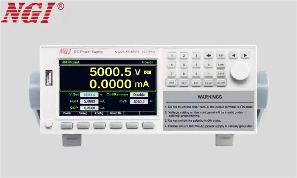 N3200 Yuqori kuchlanish DC elektr ta'minoti (2.5 soat \/ 5kv \/ 10kv \/ 10kv)