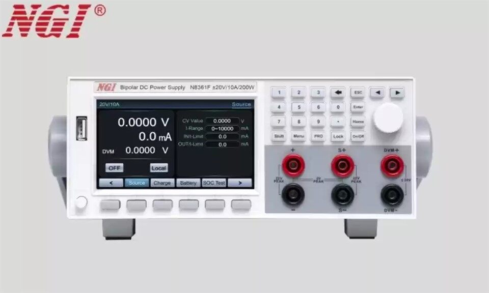 N8361F বাইপোলার ডিসি পাওয়ার সাপ্লাই (± 20V\/± 10A\/200W)