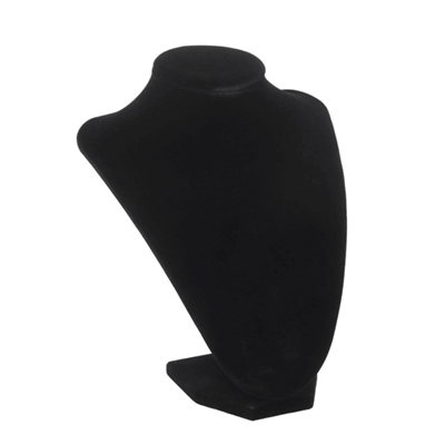 Črno stojalo za ogrlice