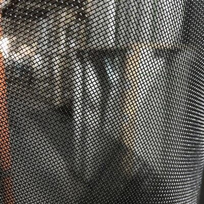Zwart roestvrijstalen draadgaas