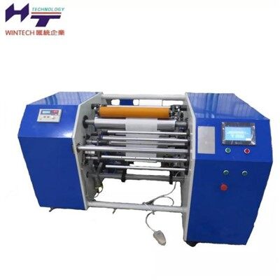 Máquina rebobinadora de papel de silicona de tres-ejes