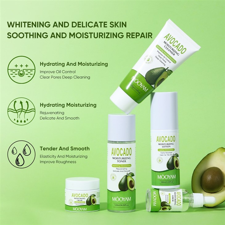 Avocado Skin Care Set
