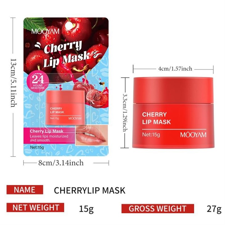 Cherry Strawberry Vitamin C Lip Mask/Scrub