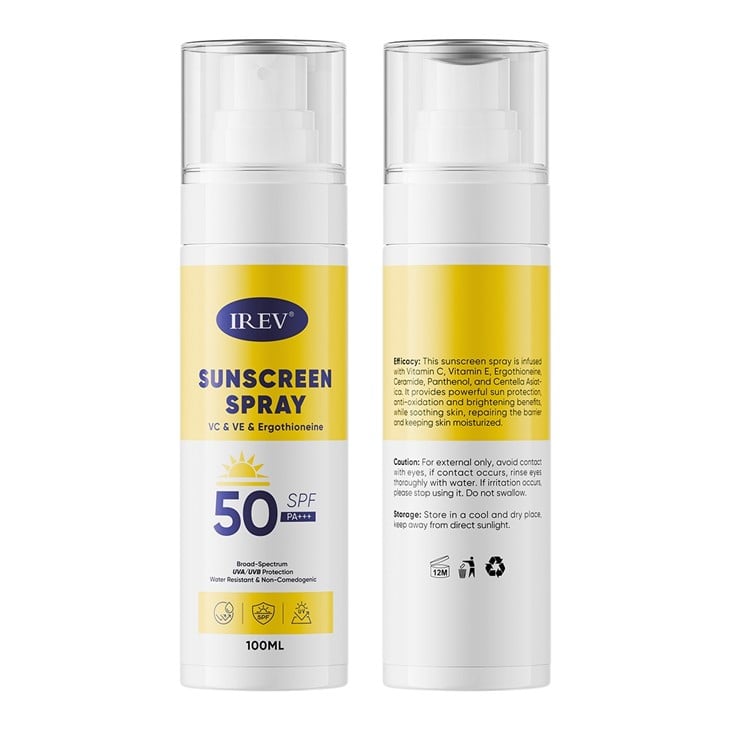 IREV Colored Edition Sunscreen Spray factory