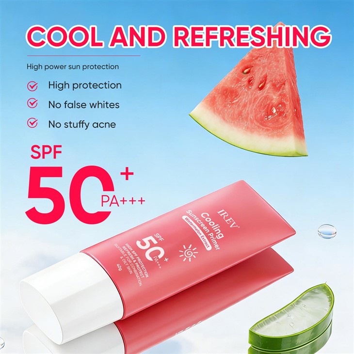 IREV Cooling Sunscreen Primer Watermelon Extract high quality