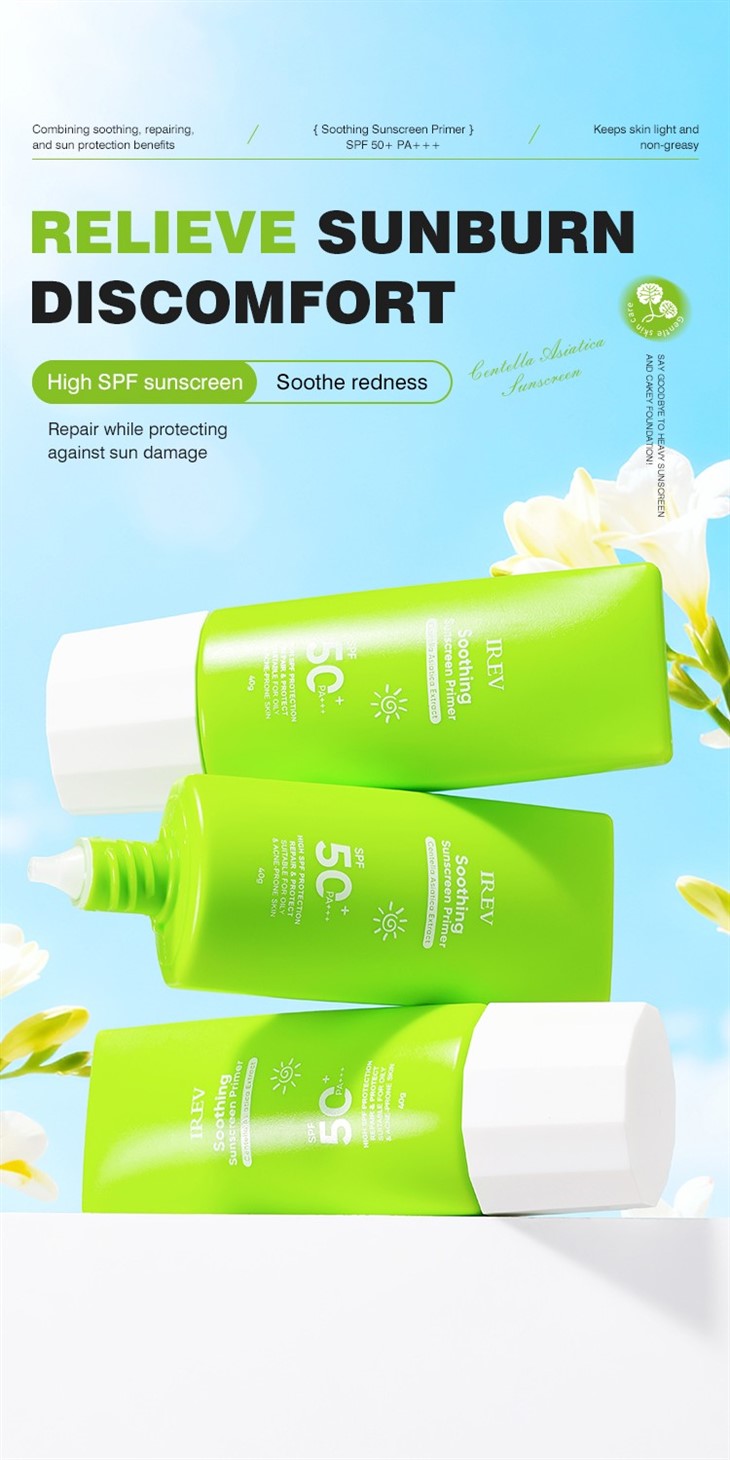 IREV Soothing Sunscreen Primer Centella Asiatica Extract suppliers
