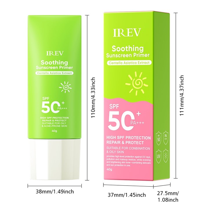 IREV Soothing Sunscreen Primer Centella Asiatica Extract manufacturers