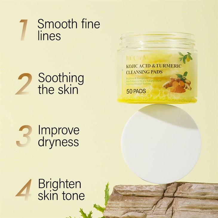 Kojic Acid &turmeric Cleaning Pads