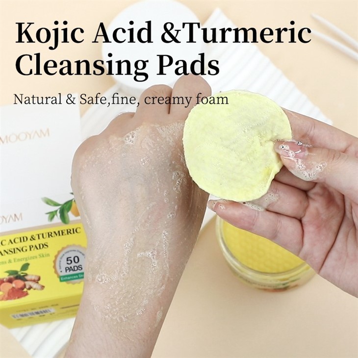 Kojic Acid &turmeric Cleaning Pads