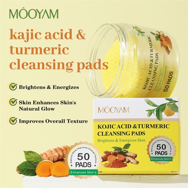 Kojic Acid &turmeric Cleaning Pads