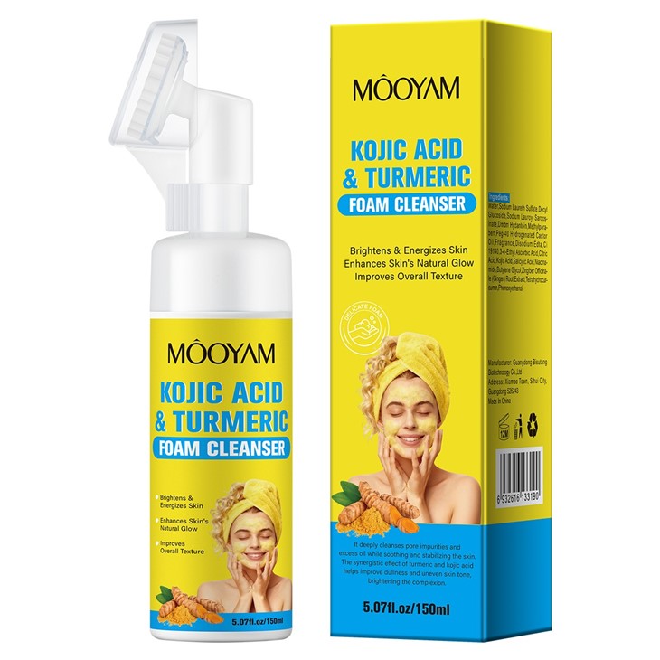 Kojic Acid & Turmeric Foam Facial Cleanser suppliers