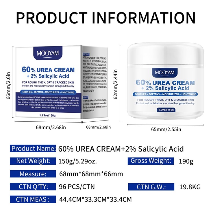 MOOYAM 60% Urea Cream high quality