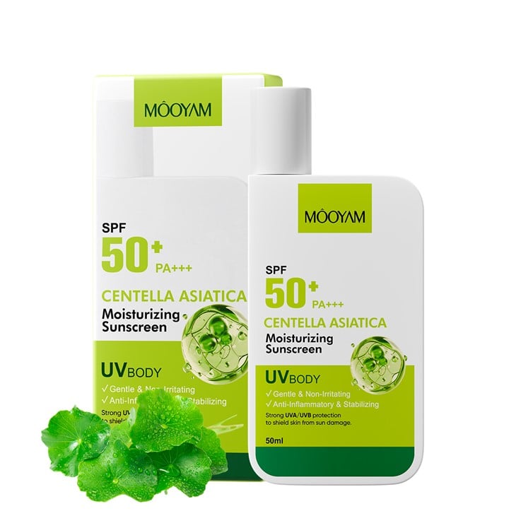 MOOYAM Centella Asiatica namlovchi quyosh kremi