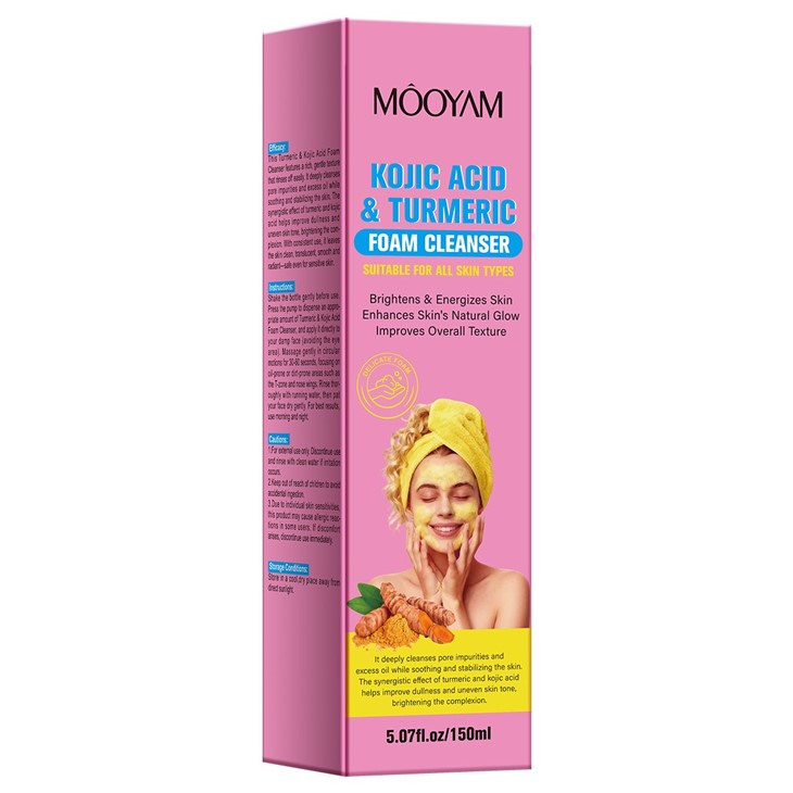 MOOYAM Kojic Acid & Turmeric Foam Cleanser factory