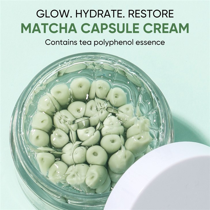 MOOYAM Matcha Capsule Cream factory