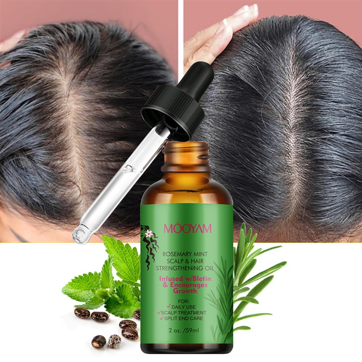 MOOYAM Rosemary Mint Scalp & Hair Strengthening Oil