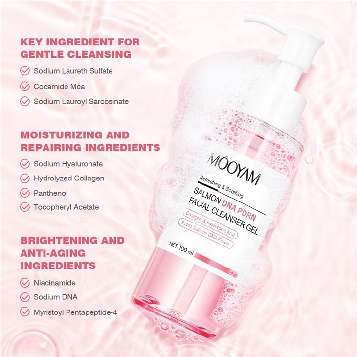 MOOYAM Salmon DNA Pdrn Facial Cleanser Gel factory