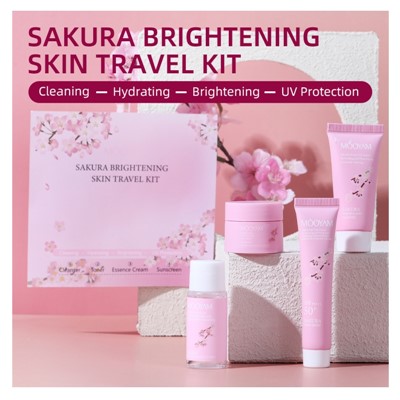 Sakura Brightening Skin Travel Kit