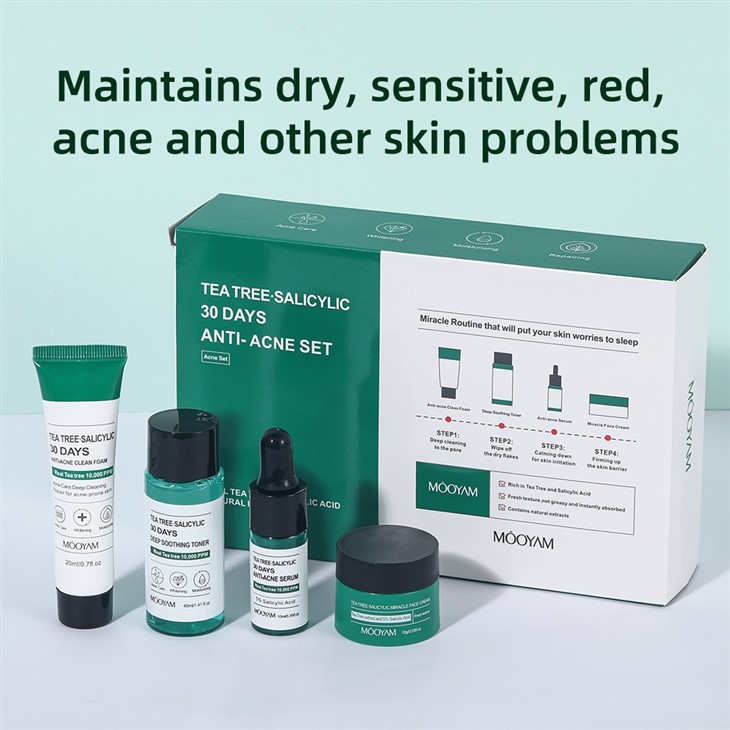 Tea Tree Salicylic 30days Anti-Acne Skincare Set