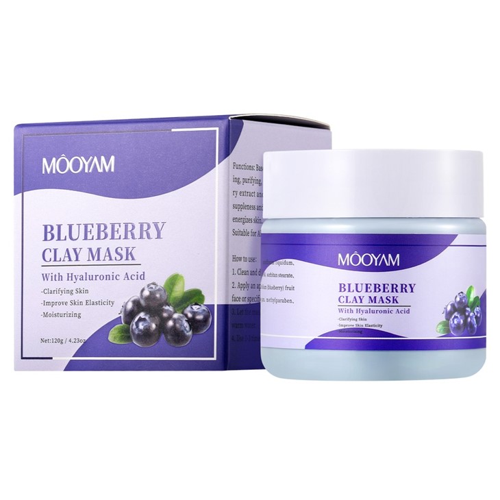 Turmeric And Blueberry Clay Mask
