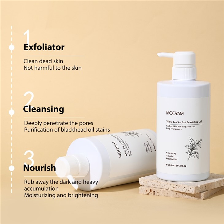 White Tea Sea Salt Exfoliating Gel
