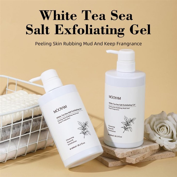White Tea Sea Salt Exfoliating Gel